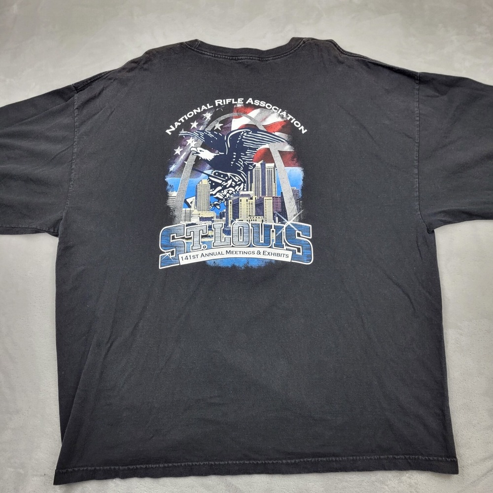 NRA Shirt‎ Men XXXL National Rifle Gun Firearm Shooting 2nd Amendment St Louis